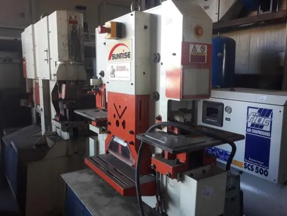 7#3354 Cesoia BBM e compressore FIAC