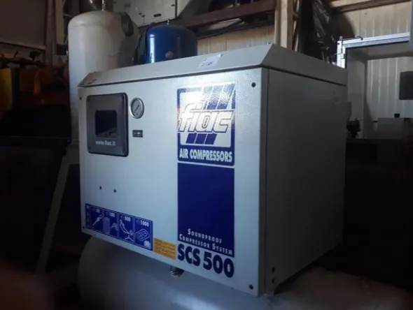 7#3354 Cesoia BBM e compressore FIAC