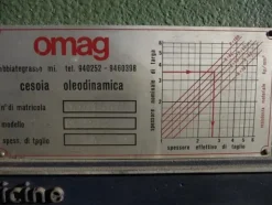 4#3533 Cesoia Oleodinamica Omag