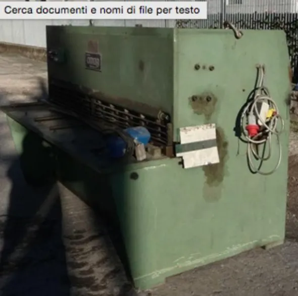 4#3533 Cesoia Oleodinamica Omag