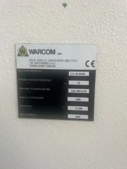 Cesoia Warcom 3000x4/6 usata