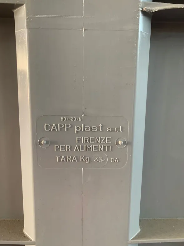CESTONI (BINS) MARCA CAPP PLAST - PER USO ALIMENTARE