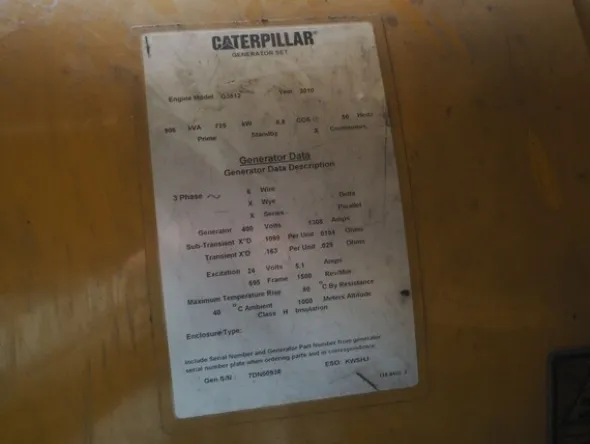 32#8478 Cogeneratore Caterpillar