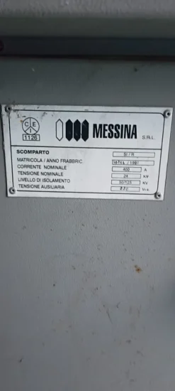 COMPONENTI PER CABINA MT/BT