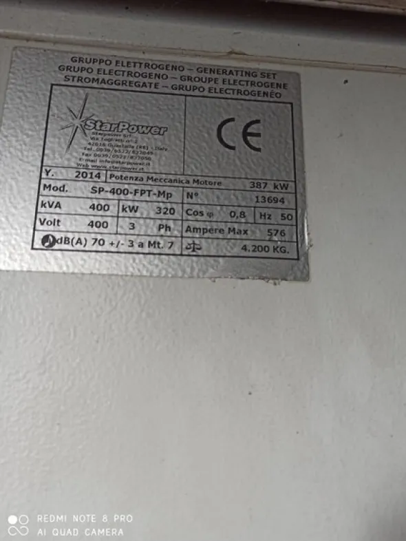 4#7592 Compressore Kaeser e gruppi elettrogeni