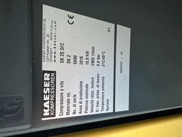 Compressore Kaiser SK25 SFC