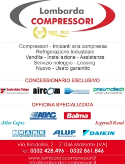 COMPRESSORE USATO ATLAS COPCO GA 75 VSD INVERTER