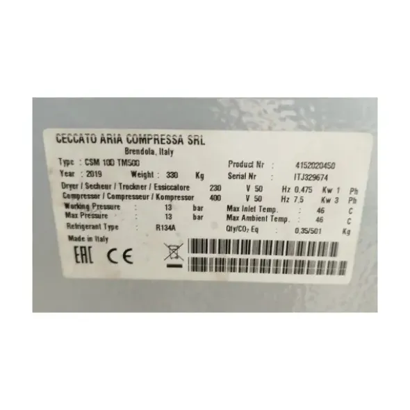 Compressore Usato Ceccato CSM10 D