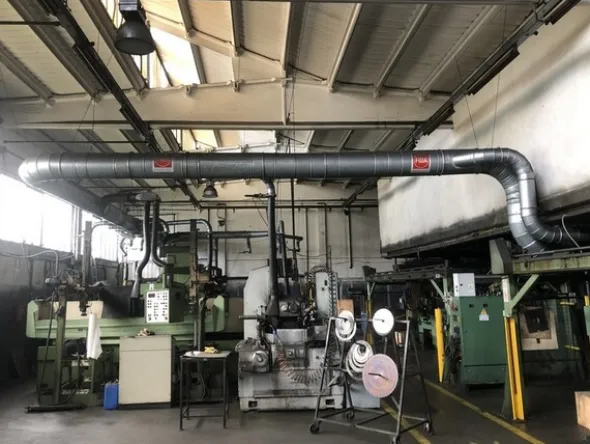 10#7004 Compressori Alup ed impianto aspirazione Fida