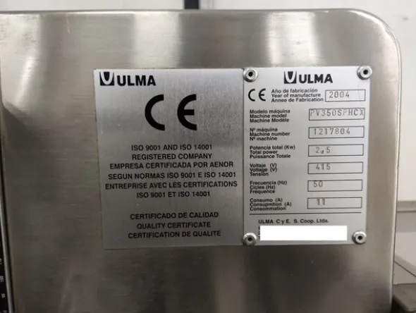 3#7898 Confezionatrice Flowpack Ulma