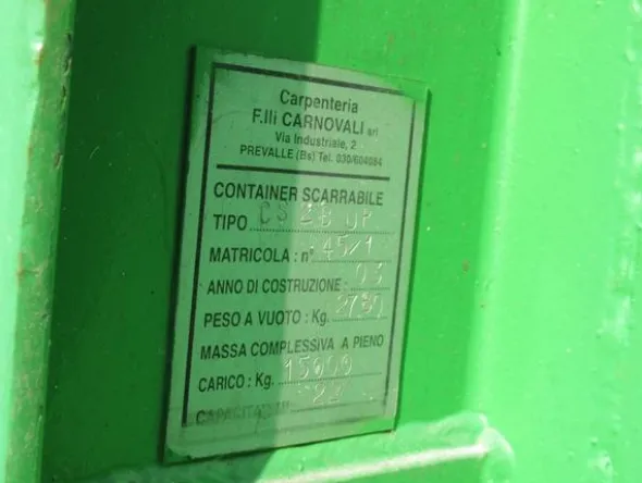 2156#3561 Container con coperchio