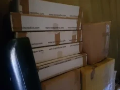 4#4125 Container con materiale per esterni