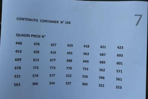 20156#4390 Container e quadri elettrici