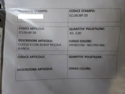 1#6834 Container e stampi per cucce per cani