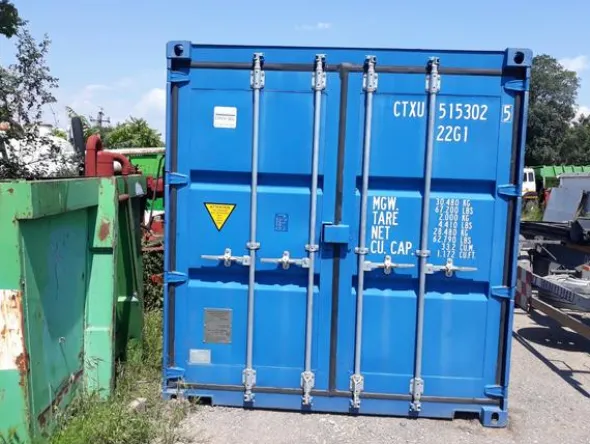 2#4424 Container in ferro per uso navale