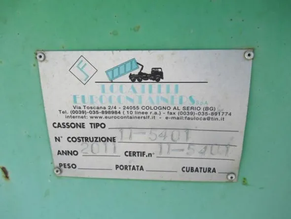 2101#3561 Container Locatelli Eurocontainers