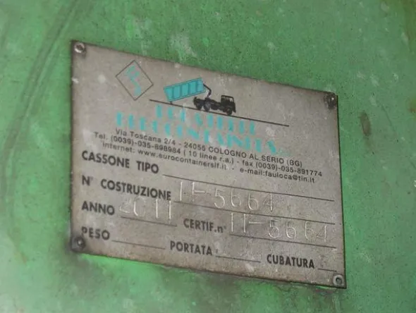 2196#3561 Container Locatelli Eurocontainers