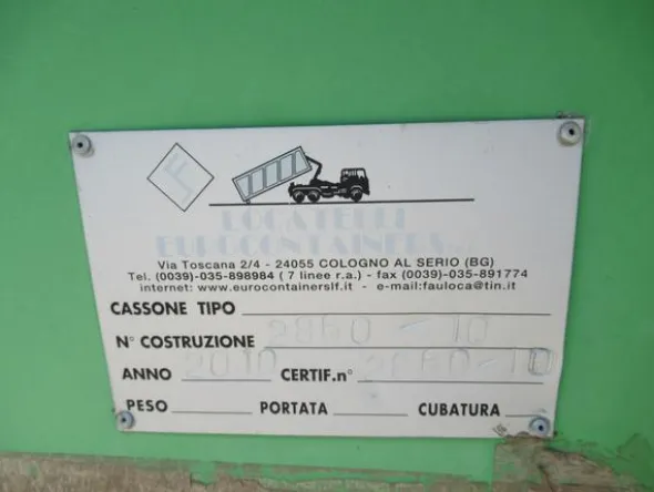 2098#3561 Container Locatelli Eurocontainers