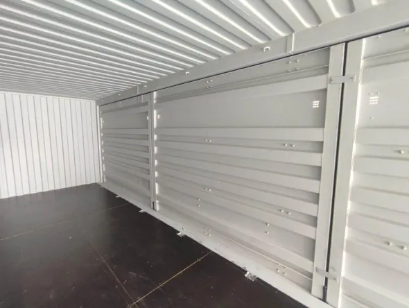 Container marittimo da 40 piedi HC Open Side nuovo