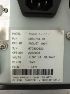 CONTATORE LASER DI PARTICELLE – MET ONE A2408 (CONT-9)