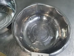 20#7097 Contenitori e tavolo in acciaio inox