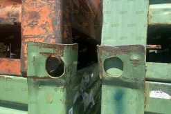 Contenitori in lamiera pesanti usati Cassoni in ferro