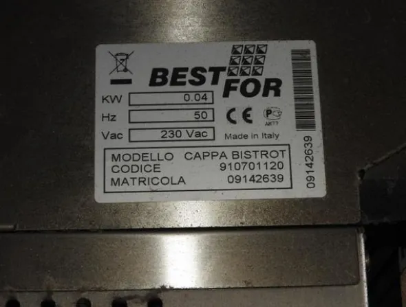 1#4839 COPPIE DI FORNI ELETTRICI SOVRAPPOSTI BAKE OFF ITALIANA SRL