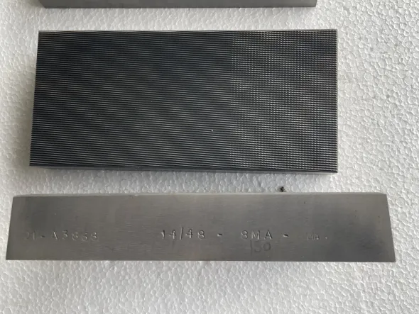 55 COPPIE PETTINI PIANI PER FILETTATURA / rullatura