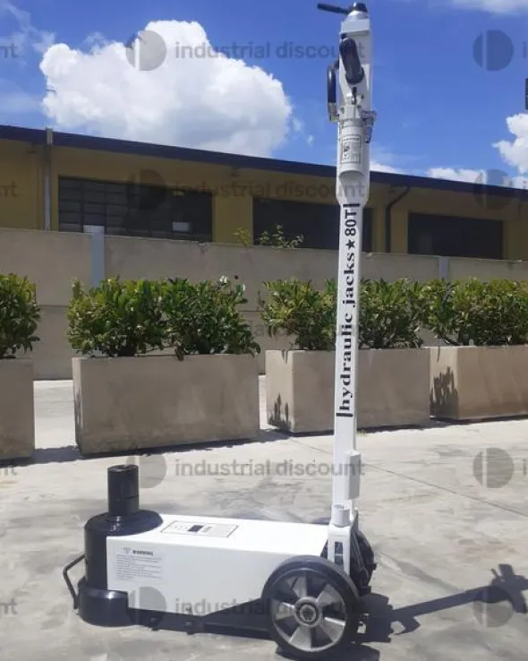 5#10091 Crick pneumatico 80 tonnellate