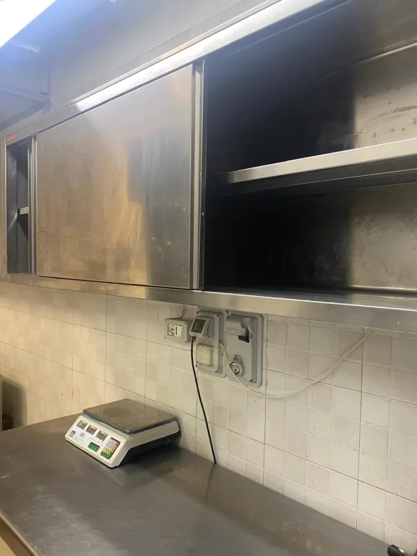 Cucina professionale usata del Ristorante Le Clarisse