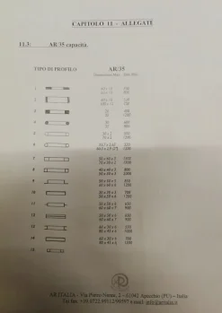 CURVAPROFILATI AR 35 usata