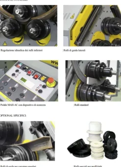 curva profili AMOB modello MAH 120/3 AC