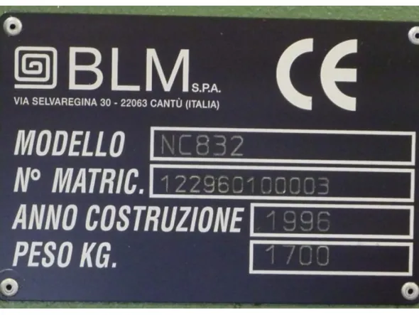 Curvatubi BLM modello NC 842