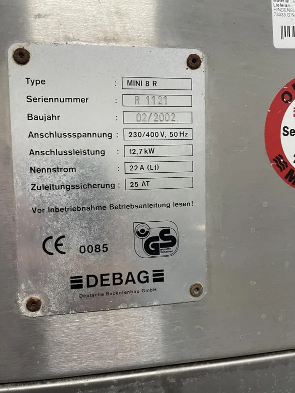 3 Debag Ovens
