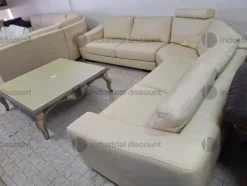 39#9481 Divano angolare Roche Bobois e tavolino