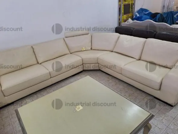 39#9481 Divano angolare Roche Bobois e tavolino