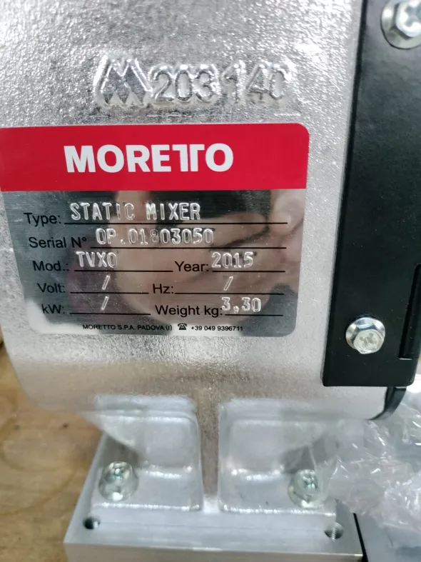Dosing system + Hopper loader+ static mixer+ valve