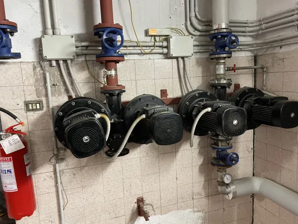 Due Caldaie a Condensazione gas 500Kw cada