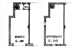 #2536969 Due negozi con vetrine in condominio