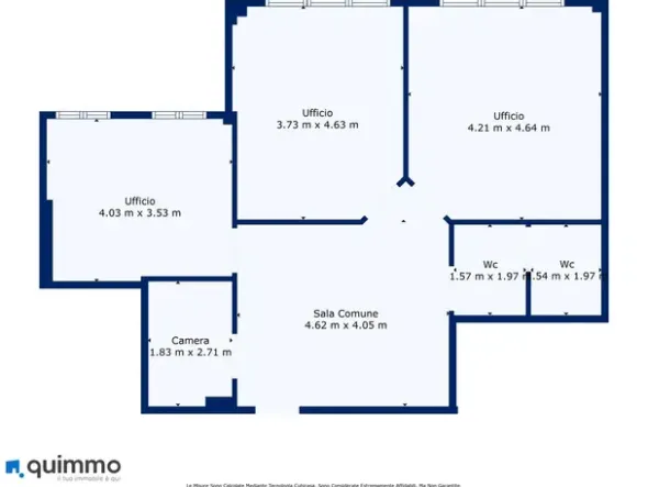 #24675 Due unità immobiliari ad uso ufficio in complesso direzionale-commerciale