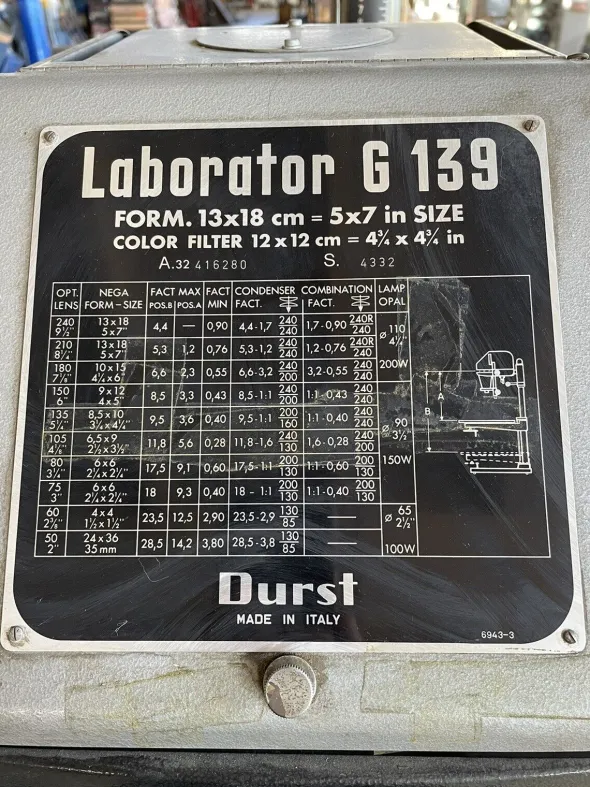 Durst Laborator G 139