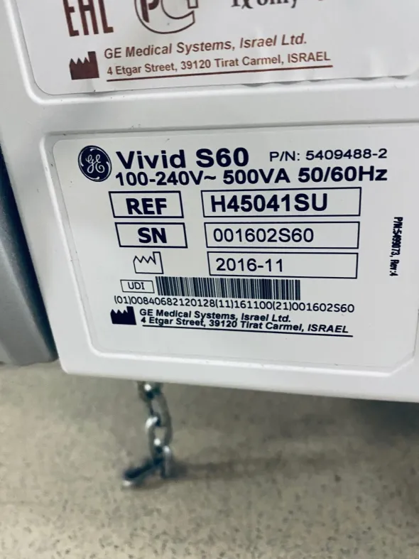 Ecografo Ge Vivid S60