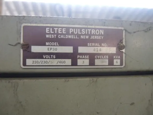 33#3064 Elettrorosione Eltee Pulsitron ep 30