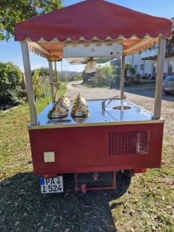 Ercolino Moto Guzzi Gelato Ice Cream Cart