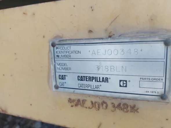 3#7850 Escavatore Caterpillar 318B LN