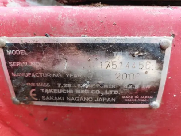 5#8048 Escavatore cingolato Takeuchi TB 175