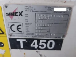 5#7900 Escavatrice a ruota Simex T450