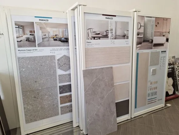 5#8439 Espositori per mosaici e esposizioni per vetro mattoni