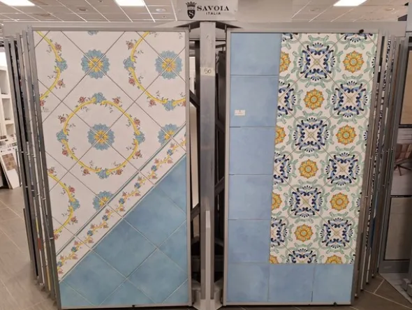 5#8439 Espositori per mosaici e esposizioni per vetro mattoni