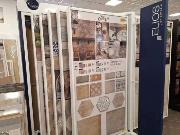 5#8439 Espositori per mosaici e esposizioni per vetro mattoni